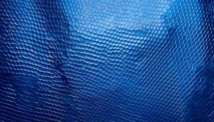 Blue honeycomb abstract background. Wallpaper and texture concept. Minimal theme