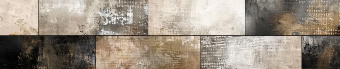 Wall Mural - Abstract background with grunge and worn textures 