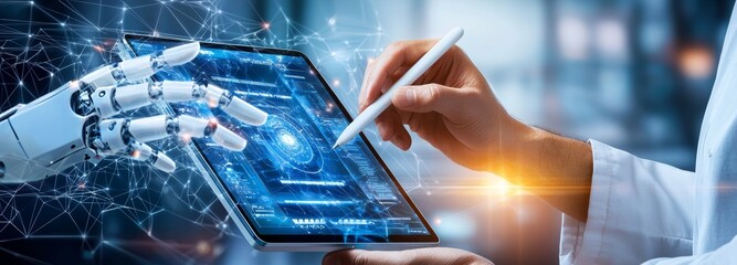 Poster - ai, also known as industry 4.0, is a revolution that has made industrial workflows faster and more a