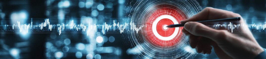 Poster - Analyzing and analyzing data for long-term investment growth goals, and company finance balance, business strategy, and target market analysis.