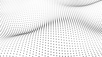 Aufkleber - Black and white abstract texture