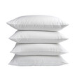 © Ploysaii - Isolated Stack of Four Soft White Pillows Without Background