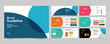 © plus _ stocks - brand guideline landscape template for brand identity presentation guide layout