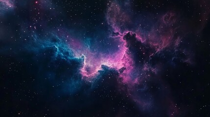 Wall Mural - nebula cloud of gas and dust forming stars in deep space