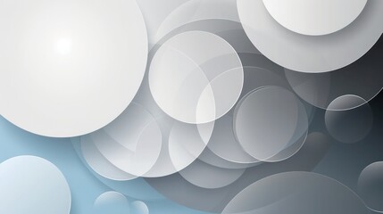 Blue, white minimal round lines abstract futuristic tech background. Modern blue, white abstract presentation background.