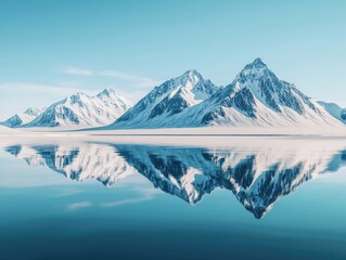 Canvas Print - Mountain Lake View