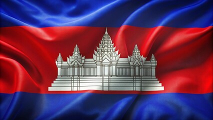 Cambodia flag background screensaver wallpaper symbol state emblem coat of arms canvas banner flagpole flags national state country decoration patriotism symbols official ceremony parade 