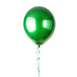 © Anthony - A playful shiny green balloon standing alone.