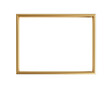© IBEX.Media - Elegant gold picture frame on white background