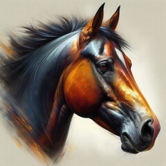  45 Digital Painting Racing Realism A highly realistic digital pa