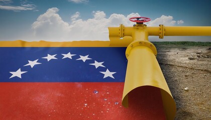 Venezuelan Oil Pipelines and National Flag Symbolism