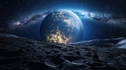 Earth From The Moon, A Cosmic Perspective