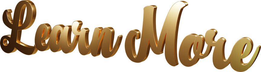 Luxury 3D gold text 