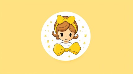 A logo for a children's hair accessories