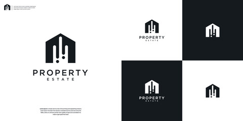 Wall Mural - simple real estate logo design inspiration