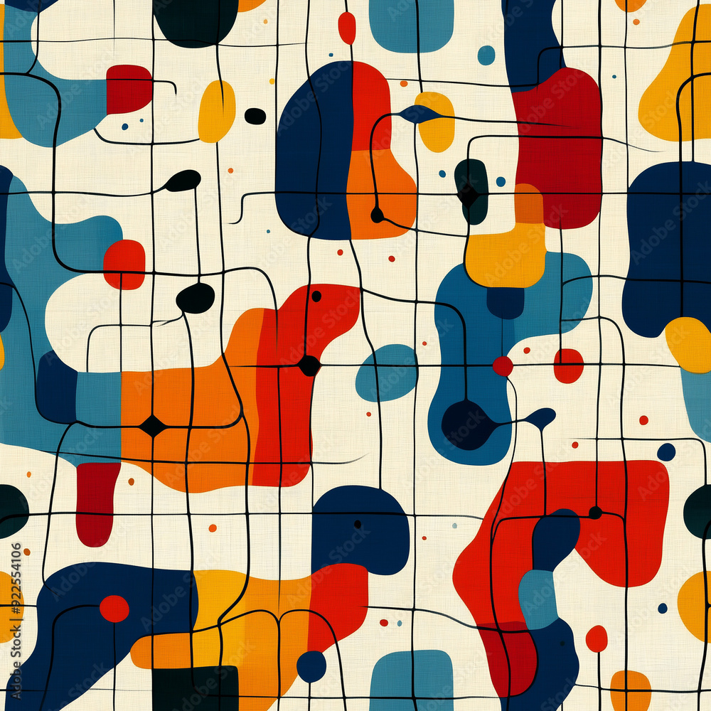 Retro Vibes - Seamless 70s Inspired Abstract Patterns Collection