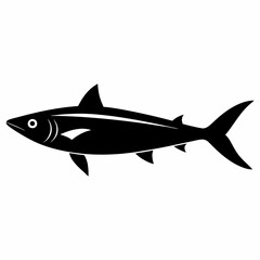 Wall Mural - Sardine Black silhouette