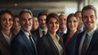 © Business Pics - portrait of a group of business people smiling and looking at the camera