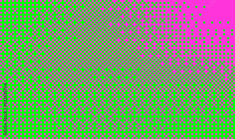 Pixelated bitmap gradient texture. Neon Green and pink dither pattern ...
