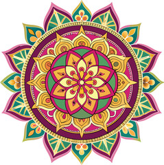 Wall Mural - Mandala design