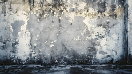 Wall Mural - Vintage style unpainted cement wall background for graphic design or retro wallpaper