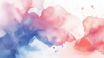 Poster - Abstract Watercolor Clouds