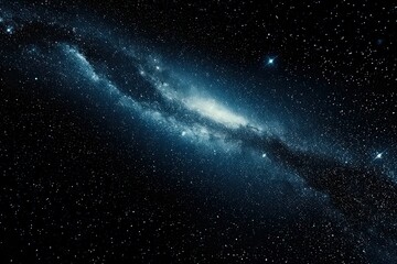 Wall Mural - an image capturing the sense of connection between earth and the universe, as we look up at the nigh