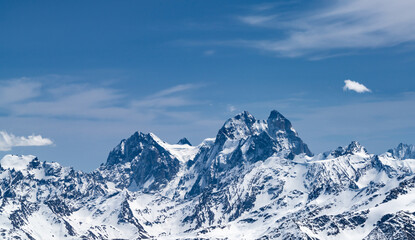 Poster - snow covered mountains