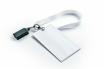 Poster - A lanyard with a tag attached, suitable for identification or display