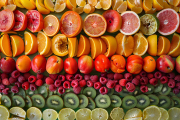 Wall Mural - Colorful Fruit Still Life