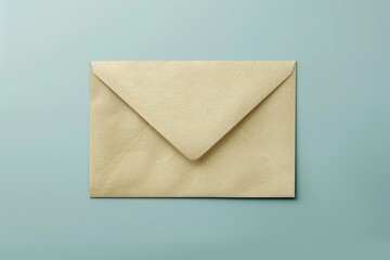 Aufkleber - A blue background with an open envelope