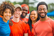 © MVProductions - Diverse group of volunteers at a community charity event