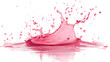 © Ziyan Yang - pink water splashing isolated on white or transparent png