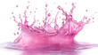 © Ziyan - pink water splashing isolated on white or transparent png