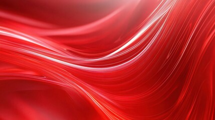 Poster - A technology pattern with dynamic, flowing shapes in vibrant red, representing energy and speed, copy space, High quality, + --ar 16:9 --v 6.1 Job ID: e622aab1-57f3-4bc6-bfcc-496bc405f0e2