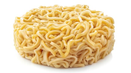 Instant noodle isolated on white background.