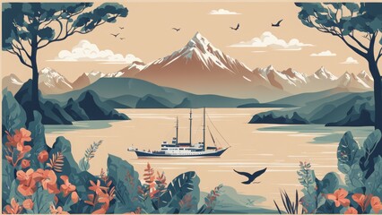 Wall Mural - Landscapes of New Zealand