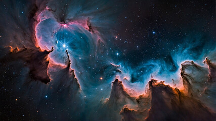 Wall Mural - universe nebula stars space