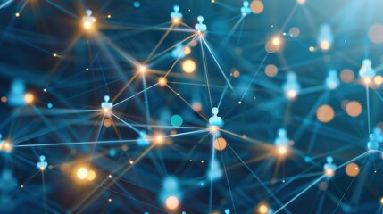 Poster - Peer-to-peer networks supporting decentralized social media, interconnected and resilient.