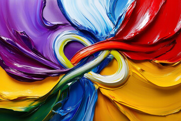 Wall Mural - Abstract Infinity.  Generative AI.
