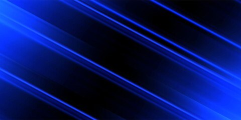 Leinwandbilder - abstract blue and black are light pattern with the gradient is the with floor wall metal texture soft tech diagonal background black dark clean modern. vector illustration