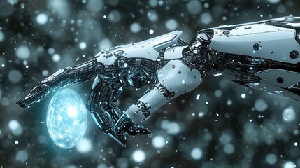 Poster - Advanced Robotic Hand Touching a Floating Hologram