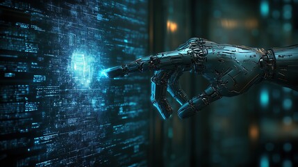Poster - Robotic Hand Interacting with AI Holographic Interface