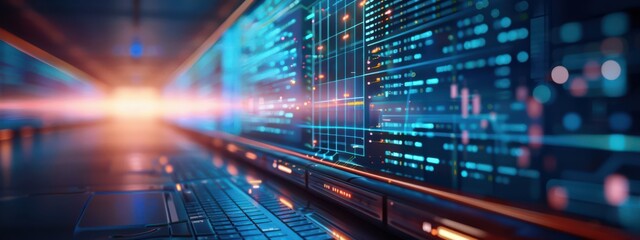 Poster - Unified analytics and instruments in sleek designs, unified analytics instruments, advanced data analysis and tech integration