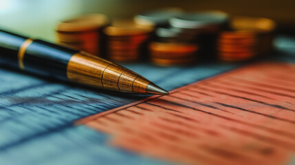 Poster - Strategic financial planning session, evaluating corporate finance, budget allocation, and capital fundraising strategies
