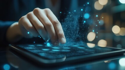 Poster - The integration of biometric security with digital tablets is pivotal in cybersecurity networks,