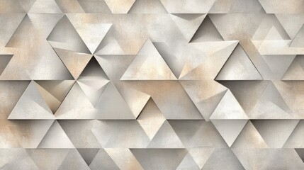 Leinwandbilder - Abstract seamless background featuring triangles with subtle shadows, creating a modern and dynamic texture for websites and banners.