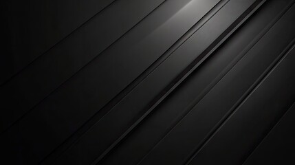 Poster - Black background with a gentle gradient and elegant light effect, perfect for upscale design projects and premium branding. -