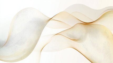 Poster - Elegant and minimalistic luxury golden lines on a white vector background, perfect for upscale design projects and refined illustrations.