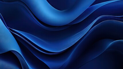 Poster - Elegant blue abstract background with smooth gradients and subtle textures. Ideal for professional presentations, website headers, and modern design projects. -7